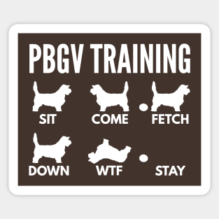 Petit Basset Griffon Vendéen Training PBGV Dog Tricks Sticker